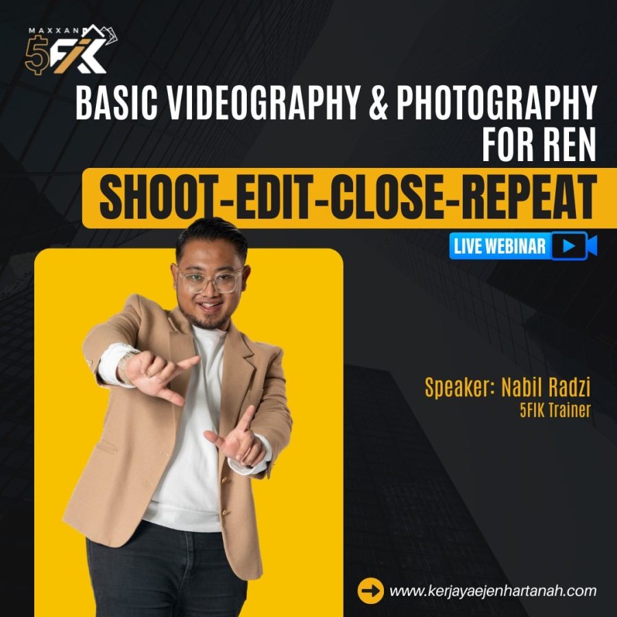 Poster Basic Videografi & Photography Untuk REN